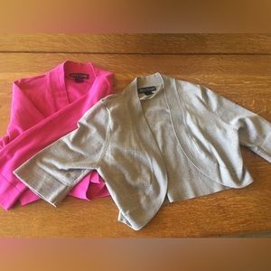 Two Jessica Howard bolero jackets.